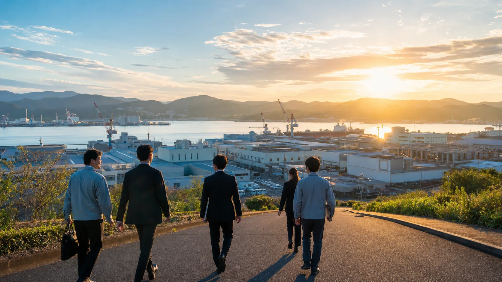 いわき周辺の港湾と地域産業の風景